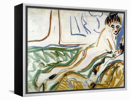 Kirchner: Lovers, 1906-Ernst Ludwig Kirchner-Framed Premier Image Canvas