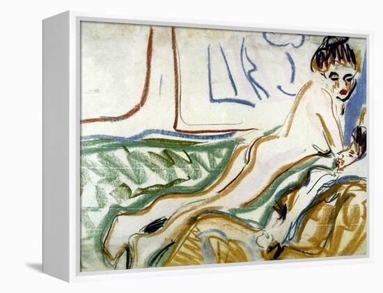 Kirchner: Lovers, 1906-Ernst Ludwig Kirchner-Framed Premier Image Canvas