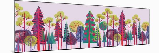 Kirchner's Forest-null-Mounted Giclee Print