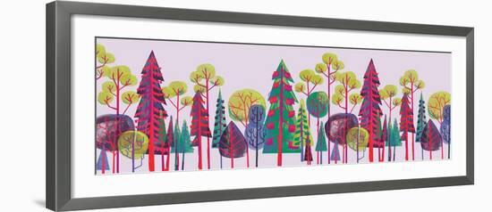 Kirchner's Forest-null-Framed Giclee Print