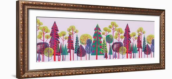 Kirchner's Forest-null-Framed Giclee Print