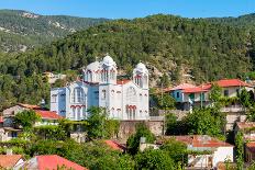 Church of Holy Cross in Pedoulas Village. Cyprus-Kirill_M-Photographic Print