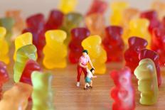 Gummy Bear Invasion. Harmful/ Junk Food Concept-Kirill_M-Photographic Print