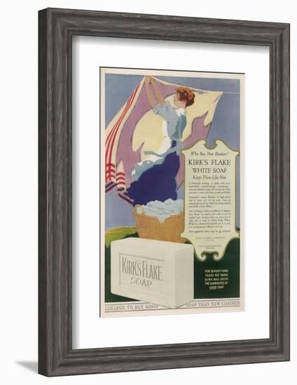 Kirk's Flake Soap-null-Framed Photographic Print