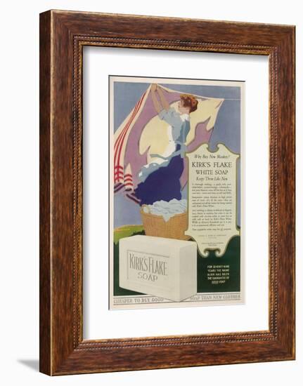 Kirk's Flake Soap-null-Framed Photographic Print