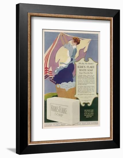 Kirk's Flake Soap-null-Framed Photographic Print
