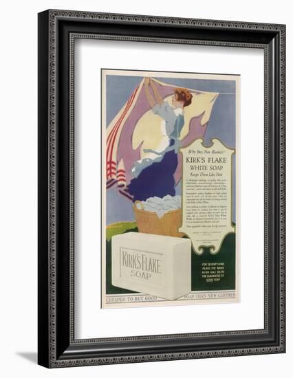 Kirk's Flake Soap-null-Framed Photographic Print