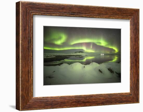 Kirkjufell Aurora II-Philippe Manguin-Framed Photographic Print