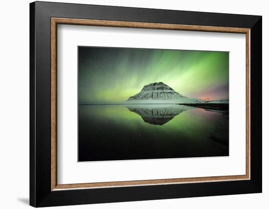 Kirkjufell Aurora IV-Philippe Manguin-Framed Photographic Print