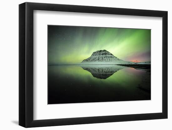 Kirkjufell Aurora IV-Philippe Manguin-Framed Photographic Print