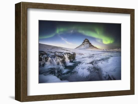 Kirkjufell Aurora-Philippe Manguin-Framed Photographic Print