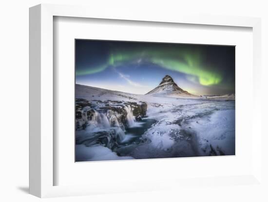 Kirkjufell Aurora-Philippe Manguin-Framed Photographic Print