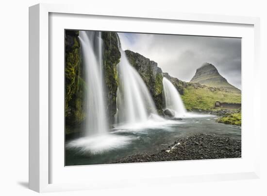 Kirkjufell Triad-Michael Blanchette-Framed Photographic Print