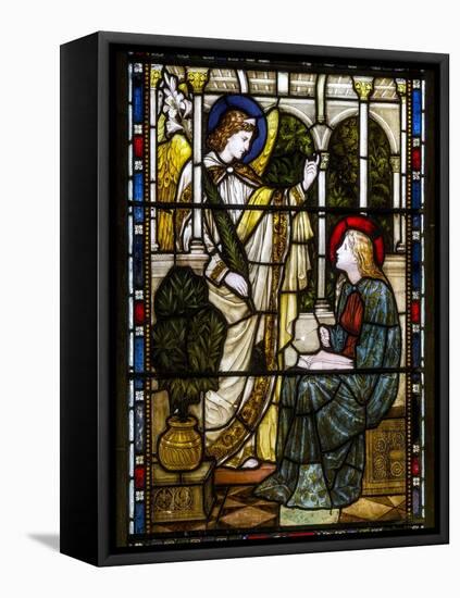 Kirkstall, St Stephen, Heaton Butler & Bayne, Henry Holiday, the Annunciation, C.1870-Henry Holiday-Framed Premier Image Canvas