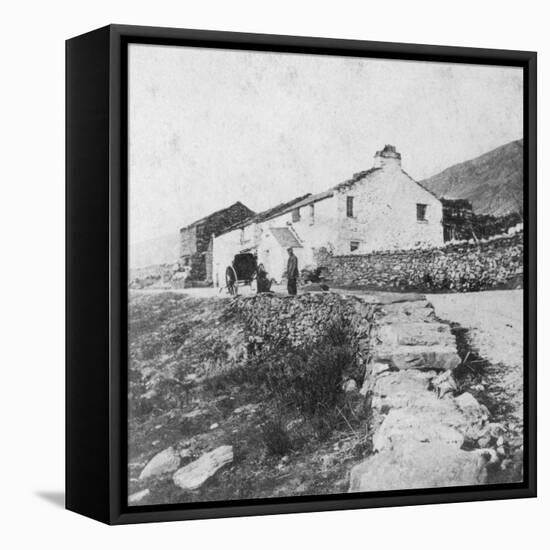 Kirkstone Pass Inn, the Lake District, Westmorland, Late 19th or Early 20th Century-G Waters-Framed Premier Image Canvas