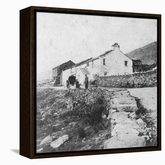 Kirkstone Pass Inn, the Lake District, Westmorland, Late 19th or Early 20th Century-G Waters-Framed Premier Image Canvas