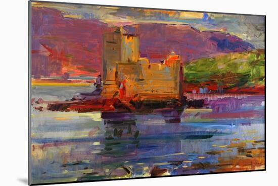 Kisimul Castle and Vatersay, 2012-Peter Graham-Mounted Giclee Print