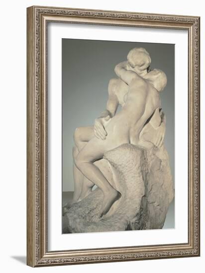 Kiss, 1888-89-Auguste Rodin-Framed Giclee Print