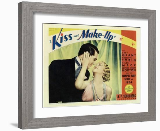 Kiss and Make-Up, 1934-null-Framed Art Print