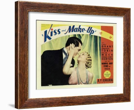 Kiss and Make-Up, 1934-null-Framed Art Print