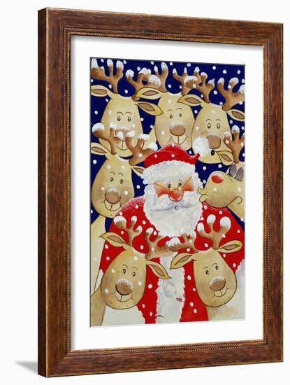 Kiss for Santa, 1997-Tony Todd-Framed Giclee Print