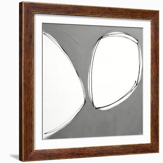 Kiss (greige)-Cathe Hendrick-Framed Art Print