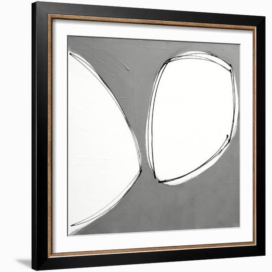 Kiss (greige)-Cathe Hendrick-Framed Art Print