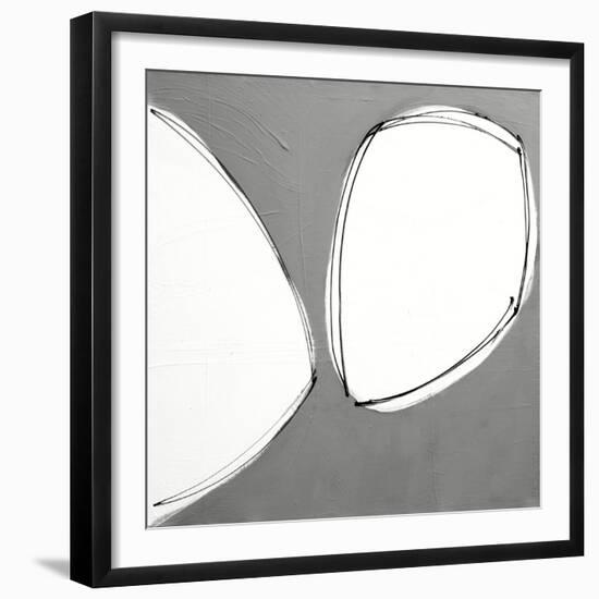 Kiss (greige)-Cathe Hendrick-Framed Art Print