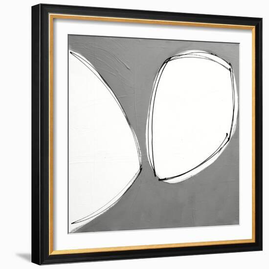 Kiss (greige)-Cathe Hendrick-Framed Art Print