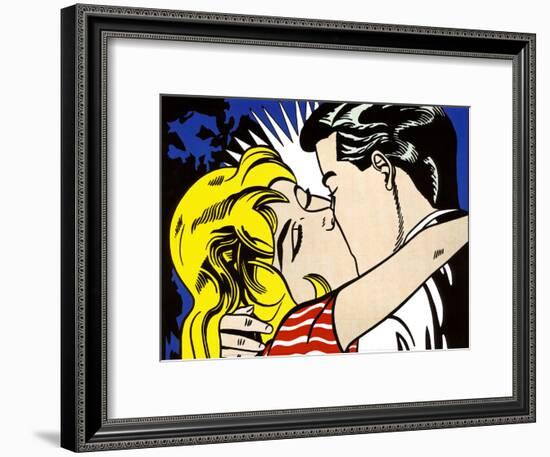 Kiss II, c.1962-Roy Lichtenstein-Framed Art Print