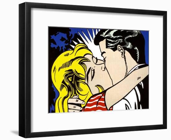 Kiss II, c.1962-Roy Lichtenstein-Framed Art Print