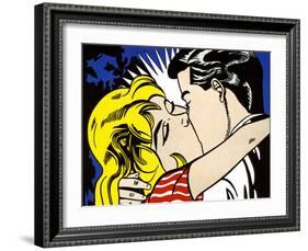 Kiss II, c.1962-Roy Lichtenstein-Framed Art Print