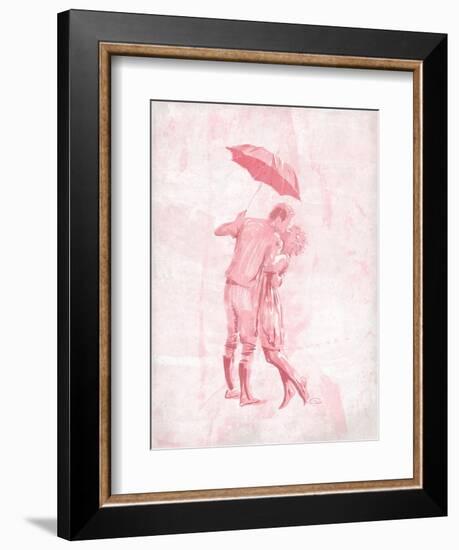 Kiss In The Blush-OnRei-Framed Art Print