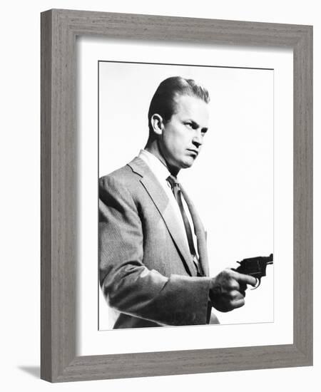 Kiss Me Deadly, Ralph Meeker, 1955-null-Framed Premium Photographic Print