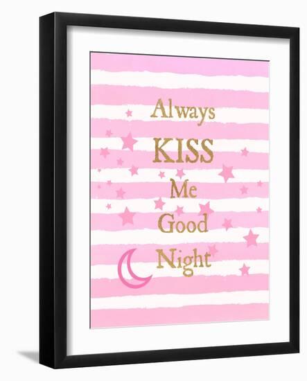 Kiss Me Good Night-Bella Dos Santos-Framed Art Print