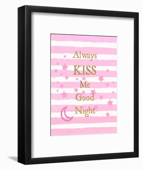 Kiss Me Good Night-Bella Dos Santos-Framed Art Print