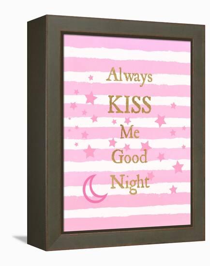 Kiss Me Good Night-Bella Dos Santos-Framed Stretched Canvas