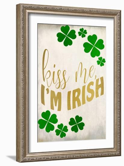 Kiss Me Im Irish-Kimberly Allen-Framed Art Print