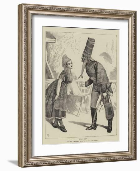 Kiss Me!, Scene from Creatures of Impulse at the Royal Court Theatre-Sir James Dromgole Linton-Framed Giclee Print