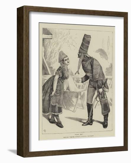 Kiss Me!, Scene from Creatures of Impulse at the Royal Court Theatre-Sir James Dromgole Linton-Framed Giclee Print