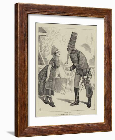 Kiss Me!, Scene from Creatures of Impulse at the Royal Court Theatre-Sir James Dromgole Linton-Framed Giclee Print