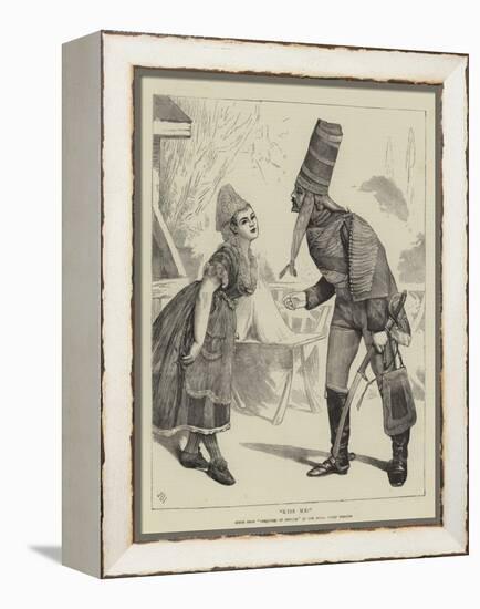 Kiss Me!, Scene from Creatures of Impulse at the Royal Court Theatre-Sir James Dromgole Linton-Framed Premier Image Canvas