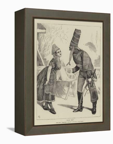 Kiss Me!, Scene from Creatures of Impulse at the Royal Court Theatre-Sir James Dromgole Linton-Framed Premier Image Canvas