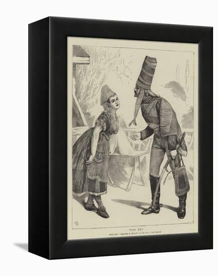 Kiss Me!, Scene from Creatures of Impulse at the Royal Court Theatre-Sir James Dromgole Linton-Framed Premier Image Canvas