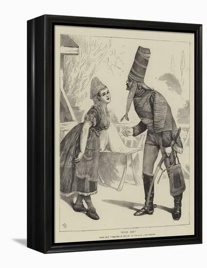 Kiss Me!, Scene from Creatures of Impulse at the Royal Court Theatre-Sir James Dromgole Linton-Framed Premier Image Canvas
