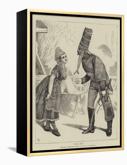 Kiss Me!, Scene from Creatures of Impulse at the Royal Court Theatre-Sir James Dromgole Linton-Framed Premier Image Canvas