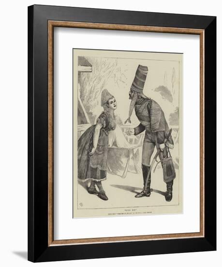 Kiss Me!, Scene from Creatures of Impulse at the Royal Court Theatre-Sir James Dromgole Linton-Framed Giclee Print