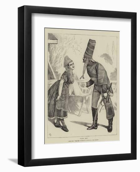 Kiss Me!, Scene from Creatures of Impulse at the Royal Court Theatre-Sir James Dromgole Linton-Framed Giclee Print