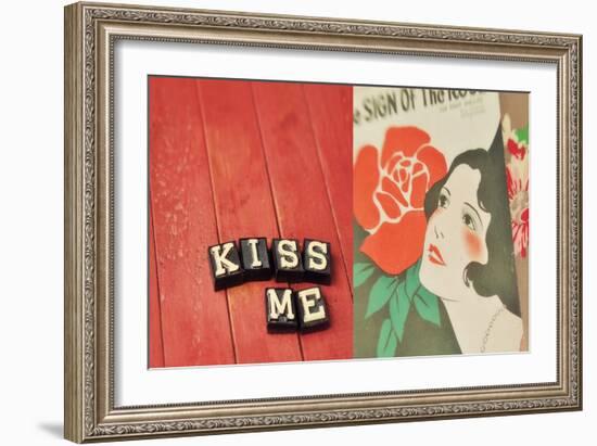 Kiss Me-Mandy Lynne-Framed Art Print