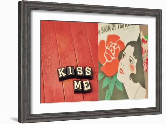 Kiss Me-Mandy Lynne-Framed Art Print